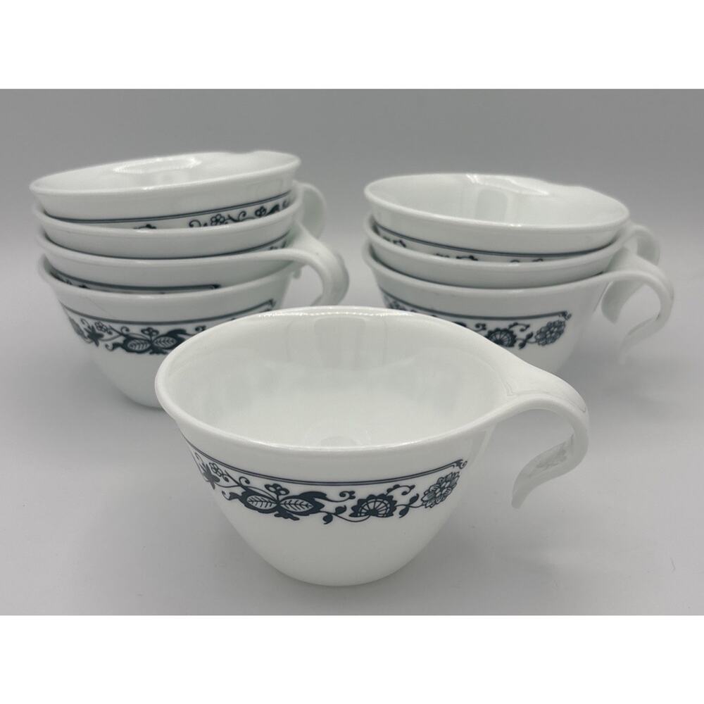 Vintage Corelle Old Town Blue Onion Tea Coffee Cup Hook Handle 8 Available